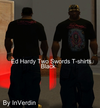 Ed Hardy Two Swords Black